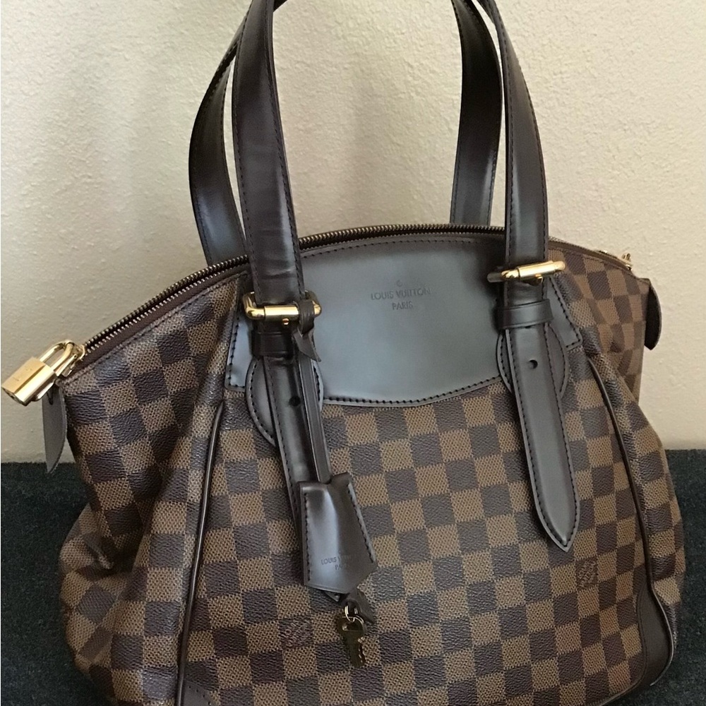 Louis Vuitton Verona Damier Ebene Satchel